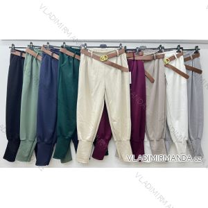 Elegant trousers with belt for women (S/M/L ONE SIZE) ITALIAN FASHION IM425057