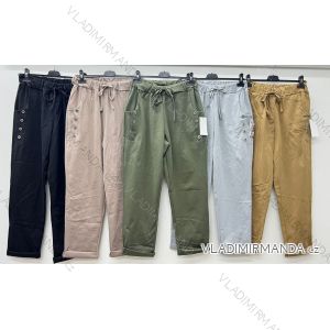 Elegant trousers with belt for women (S/M/L ONE SIZE) ITALIAN FASHION IM425057