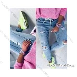 Rifle jeans dlouhé dámské (L-4XL) YES PINK YES25WL1939L