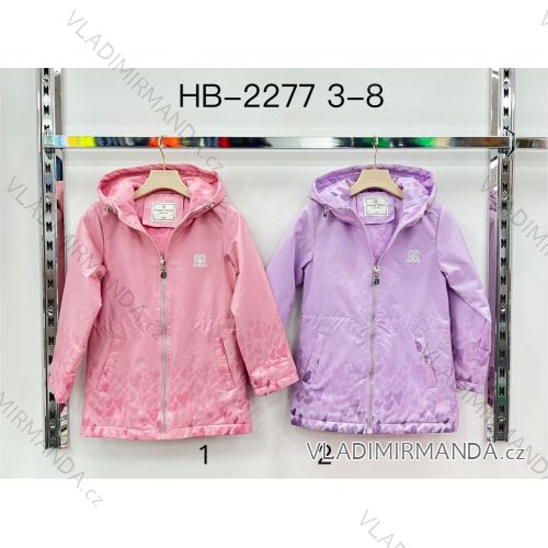 Children's hooded jacket for girls (3-8 years) HAPPY HOUSE HH25KK-2277