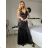 Women's long strapless formal dress (S/M ONE SIZE) ITALIAN FASHION IM425HELEN