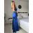 Women's long strapless formal dress (S/M ONE SIZE) ITALIAN FASHION IM425HELEN