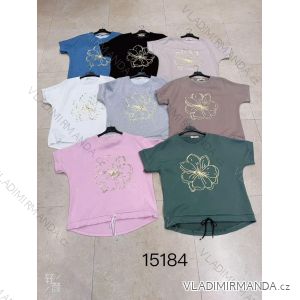 Women's T-Shirt Short Sleeve (S / M / L ONE SIZE) ITALIAN FASHION IMWC222158