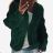 Cardigan knitted women's (uni s / l) ITALIAN FASHION IMC20013 emerald green S/M/L