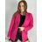 Women's long sleeve jacket (M/L/XL ONE SIZE) ITALIAN FASHION IMC24030 S/M/L dark pink