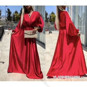 Women's Long Sleeve Hoodie Dress (S / M ONE SIZE) ITALIAN FASHION IMWA216095