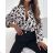 Women's Oversize Long Sleeve Shirt (S/M ONE SIZE) ITALIAN FASHION IMWBB232581