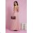 Women's strapless tulle party dress (S/M/L ONE SIZE) ITALIAN FASHION IM923001 pink baby 40