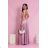 Women's strapless tulle party dress (S/M/L ONE SIZE) ITALIAN FASHION IM923001 medium pink 