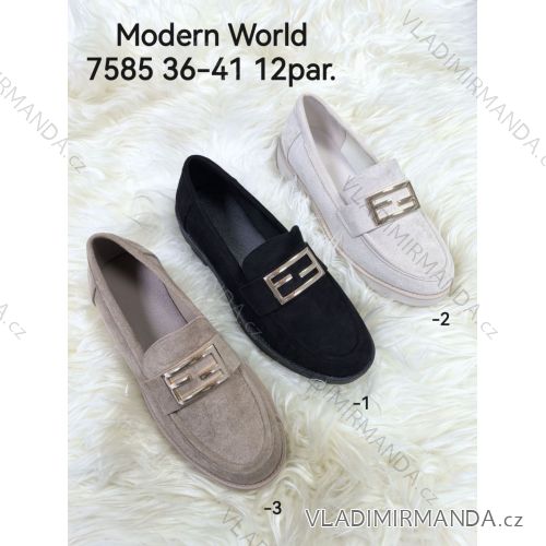 Women's moccasins (36-41) MODERN WORLD OBMW257585A