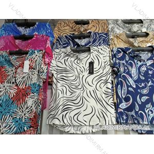 Short sleeve tunic for women, oversized (L-3XL) ERBOSSI ERB25JAROA