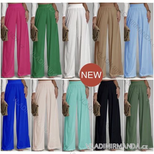 Kalhoty dlouhé letní dámské (S/M/L ONE SIZE) ITALSKÁ MÓDA IMWB25218