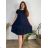 Women's oversized summer short sleeve dress (44/46/48 ONE SIZE) ITALIAN FASHION IM425022