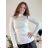 Women's long sleeve turtleneck (uni sm) ITALIAN MODA IM919JM-5809-58 white S / M