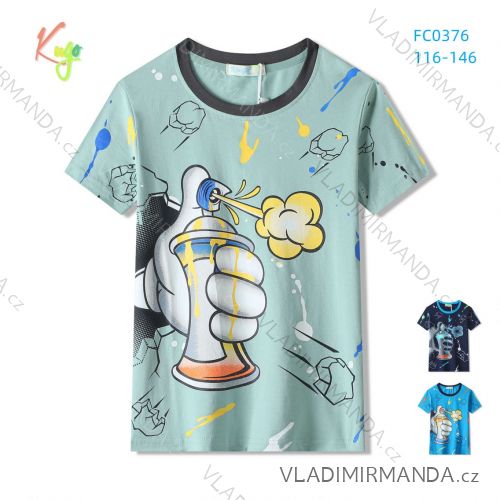 T-shirt short sleeve boys (134-164) KUGO DL0011