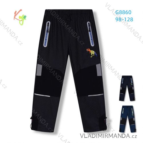 Kalhoty outdoor tenké dětské chlapecké (98-128) KUGO G8860