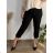 Kalhoty strečové dámské (s/m/l one size) ITALSKÁ MÓDA IM520055 48/50 beige