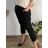 Kalhoty strečové dámské (s/m/l one size) ITALSKÁ MÓDA IM520055 48/50 beige
