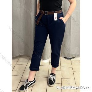 Elegant trousers with belt for women (S/M/L ONE SIZE) ITALIAN FASHION IM425057