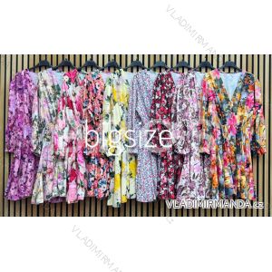 Women's short sleeve summer casual dress (S/M/L ONE SIZE) ITALIAN FASHION IMWGB25022