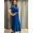 Women's short-sleeved summer shirt dress with belt (42/44/46 ONE SIZE) ITALIAN FASHION IM425036 L / XL red