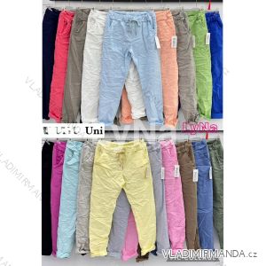 Kalhoty strečové dlouhé dámské (S/M/L ONE SIZE) ITALSKÁ MÓDA IMWDL25296
