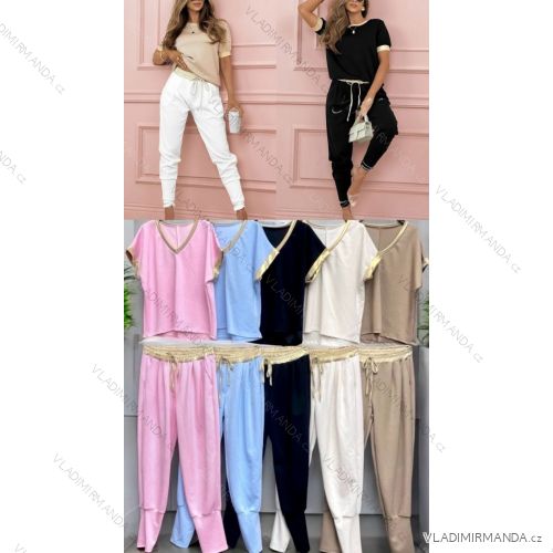 Women's short sleeve summer casual dress (S/M/L ONE SIZE) ITALIAN FASHION IMWGB25022