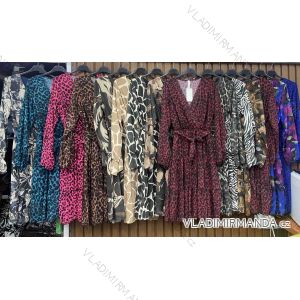Women's short sleeve summer casual dress (S/M/L ONE SIZE) ITALIAN FASHION IMWGB25022