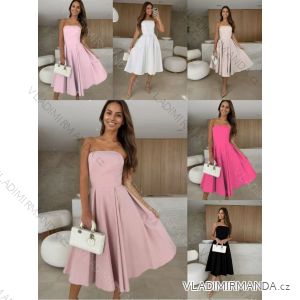 Women's short sleeve summer casual dress (S/M/L ONE SIZE) ITALIAN FASHION IMWGB25022