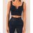 Croptop na ramínka dámský (XS/S/M ONE SIZE) ITALSKÁ MÓDA IMWAE25337