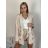 Buttoned Dress with Buttoned Ladies (uni s-m) ITALIAN FASHION IM2203948 L (EU 40 / Pants 30) beige