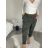 Elegant trousers with belt for women (S/M/L ONE SIZE) ITALIAN FASHION IM425057