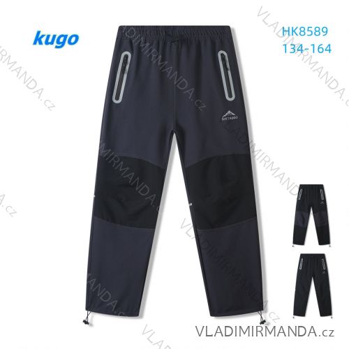 Kalhoty dlouhé outdoorové dorost chlapecké (134-164) KUGO HK8589