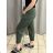 Women's Plus Size Cotton Sweatpants (48/50/52 ONE SIZE) ITALIAN FASHION IM424640