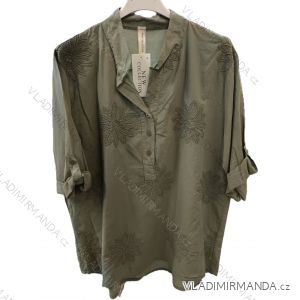 Košile klasik 3/4 dlouhý rukáv dámská (S/M/L ONE SIZE) ITALSKÁ MÓDA IM325012