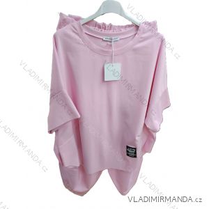 Souprava letní tričko 3/4 dlouhý rukáv a kalhoty dlouhé dámské (S/M/L ONE SIZE) ITALSKÁ MÓDA IMSM25199