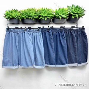 Kalhoty krátké dámské nadrozměr (42/44/46 ONE SIZE) ITALSKÁ MÓDA IMWT25392