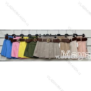 Sukně krátká s páskem dámská (S/M/L ONE SIZE) ITALSKÁ MÓDA IMWMY25440