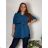 Tunic Shirt Extended With Belt 3/4 Long Sleeve Women's Plus Size (XL/2XL ONE SIZE) ITALIAN FASHION IMC22513