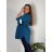 Tunic Shirt Extended With Belt 3/4 Long Sleeve Women's Plus Size (XL/2XL ONE SIZE) ITALIAN FASHION IMC22513
