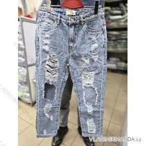 Kalhoty rifle dlouhé dámské nadrozměr (34-42) TP JEANS  TPJ25488