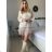 Buttoned Dress with Buttoned Ladies (uni s-m) ITALIAN FASHION IM2203948
