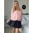 Tunic Blouse Short Sleeve Women's Plus Size (XL/2XL/3XL ONE SIZE) ITALIAN FASHION IM424128 52/54 white