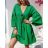 Women's 3/4 long sleeve shirt dress (XS/S/M ONE SIZE) ITALIAN FASHION IMD25030