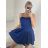 Women's elegant party long sleeve dress (S/M ONE SIZE) ITALIAN FASHION IM322282 XS/S beige