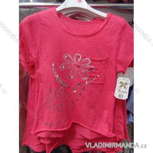 T-shirt short sleeve for girls (4-14 years) ITALIAN MLADA Móda IMM0354
