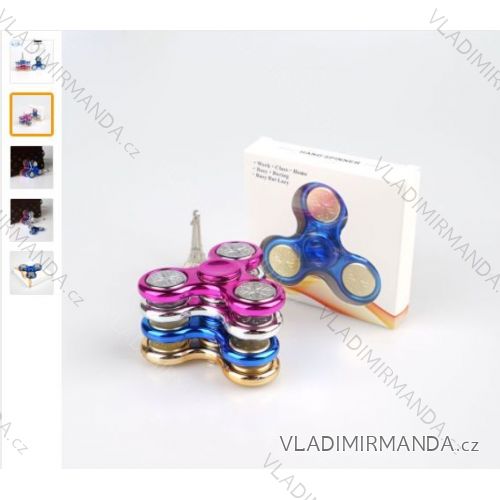 Fidget spinner hand crazy antistresový spinner-v-krabicce-kov SPA1010