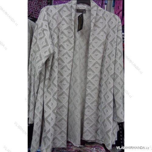 Cardigan  dlouhý rukáv dámský nadrozměrné (xl-3xl) OSLIL POLSKá MóDA PM117038