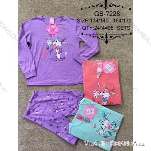 Pajamas long girly girl (134-170) N-FEEL GB-7228
