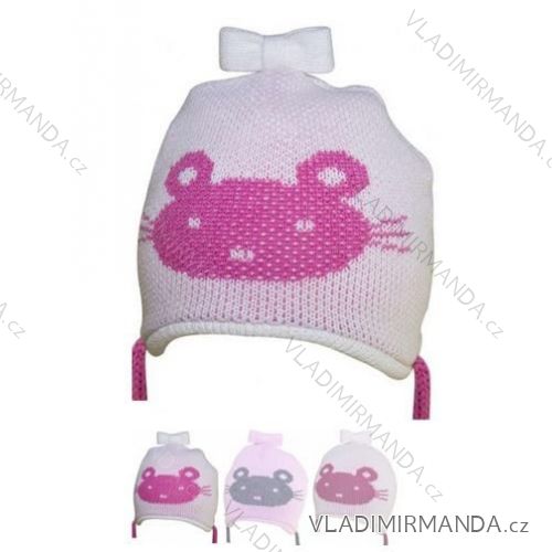 Winter Baby Girls Hat (36-38) YO! CZ-106
